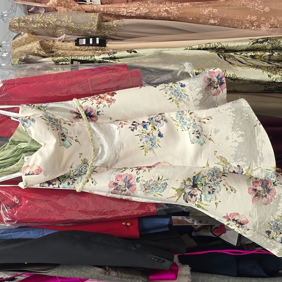 Mid Length Asymmetrical Dress - Picture 1 of 4